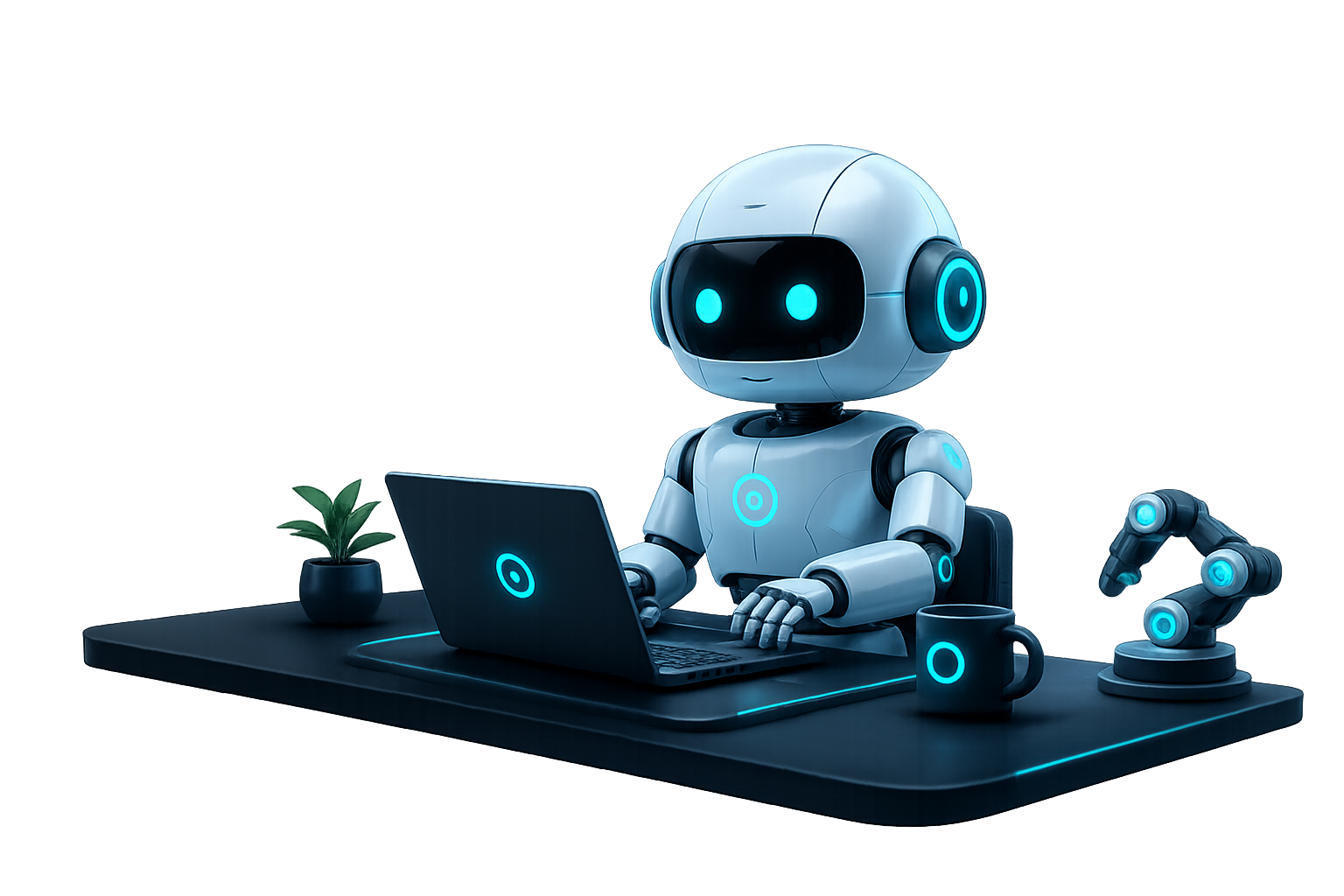 Robot representativo de las soluciones tecnológicas de D&A Software R